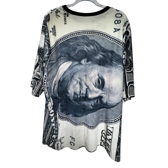 Money-Print Fashion Nova Velour Luxury Two-Piece Set Sweat Suit Size XL Cool Hot - Picture 2 of 8